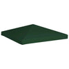 Gazebo Top Cover Green Polyester with PVC coating 10x10ft - vidaXL