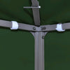 Gazebo Top Cover Green Polyester with PVC coating 10x10ft - vidaXL