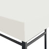Gazebo Top Cover Cream White Polyester with PVC coating - vidaXL