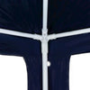 Party Tent Blue Polyethylene Roof and Steel Frame 10x30 ft - vidaXL