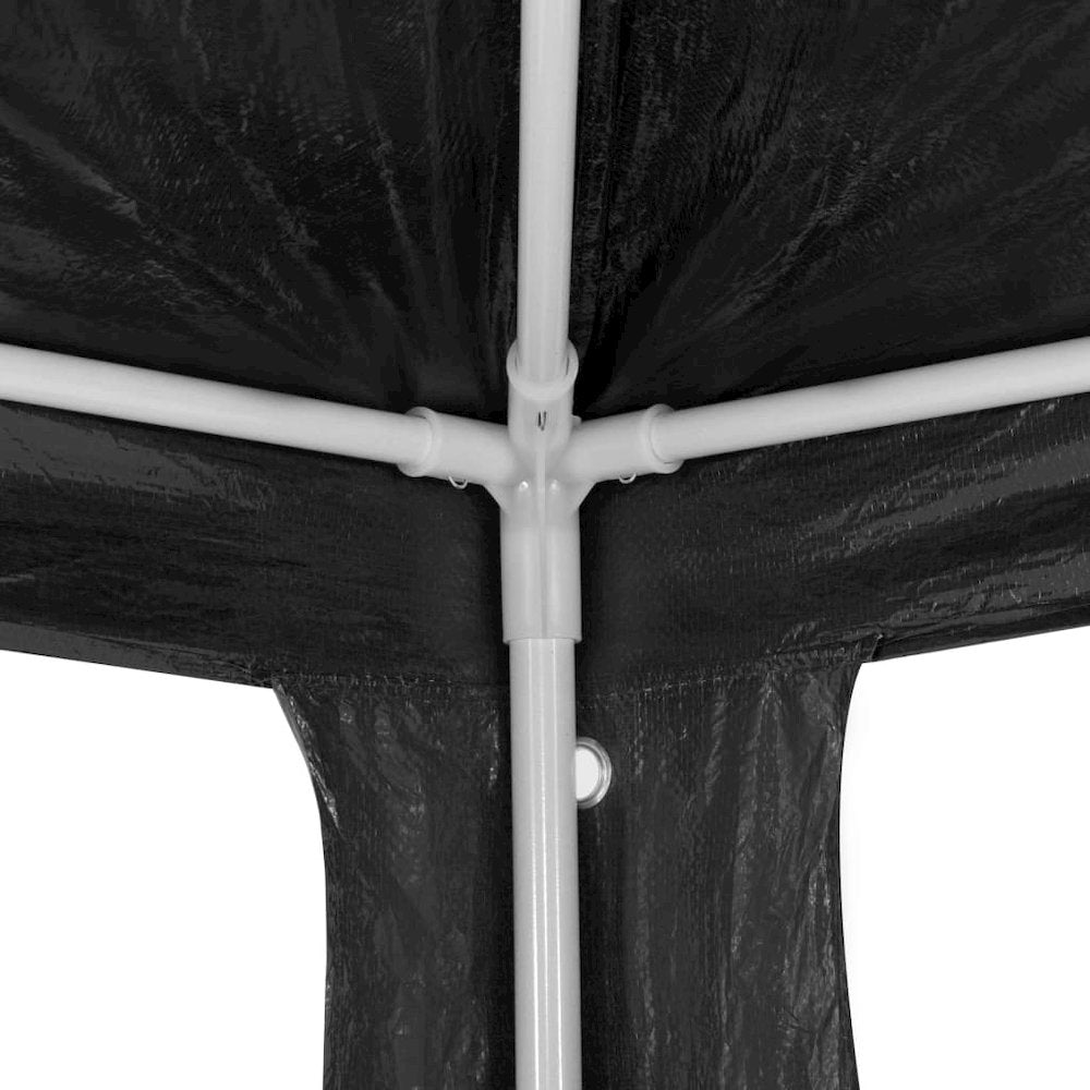 Party Tent Anthracite Polyethylene roof and steel frame - vidaXL