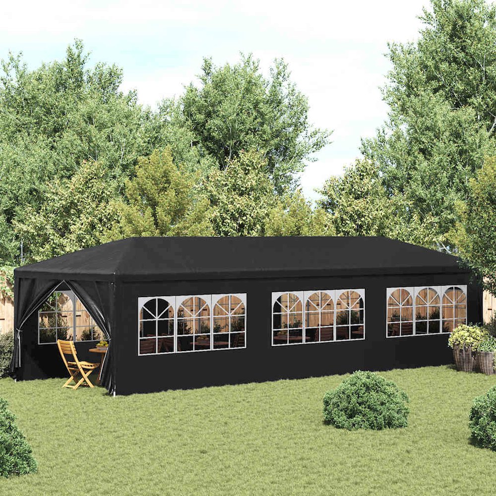 Party Tent Anthracite Polyethylene, Steel Large - vidaXL