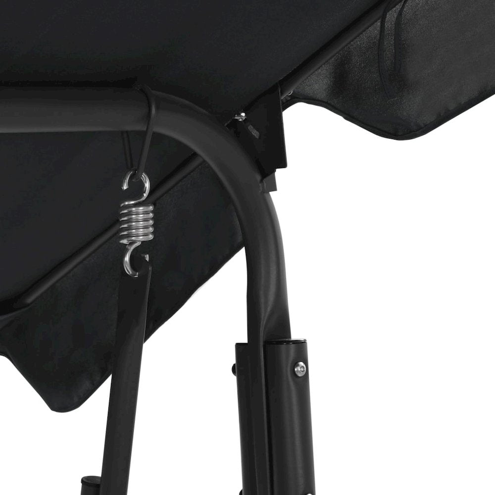 Garden Swing Chair Anthracite Powder-coated steel 66.9x43.3x60.2 in - vidaXL
