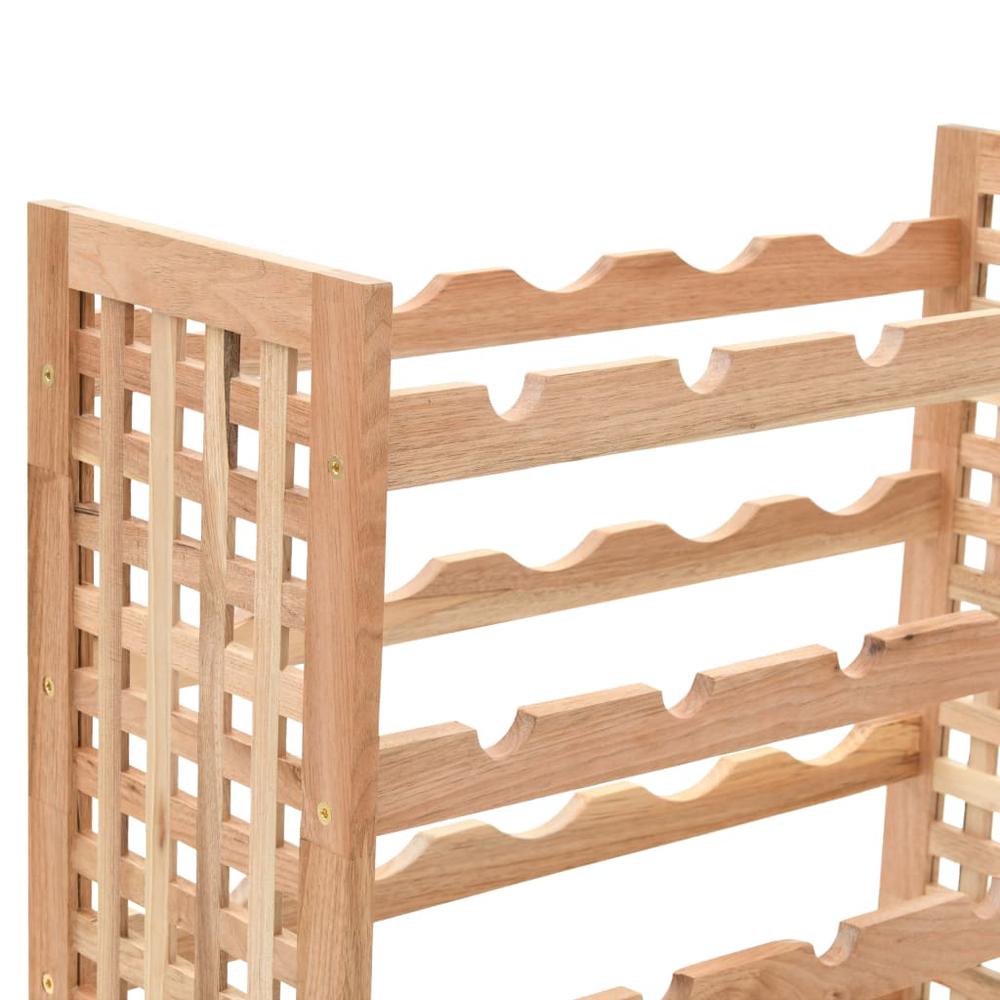 Wine Rack for 25 Bottles Solid Walnut Wood 24.8''x9.8''x28.7'' - vidaXL