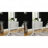 vidaXL Radiator Covers 2 pcs White MDF 44.1'', 276003