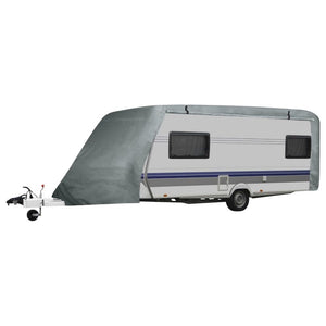 Caravan Cover Gray M - vidaXL