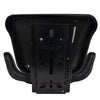 Tractor Seat Black Steel Standard Adjustable Armrests - vidaXL