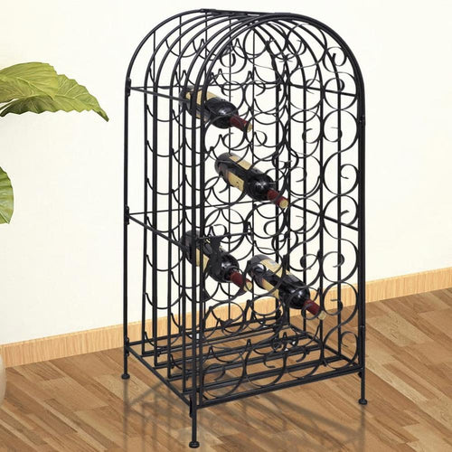 vidaXL Wine Rack for 35 Bottles Metal, 240943