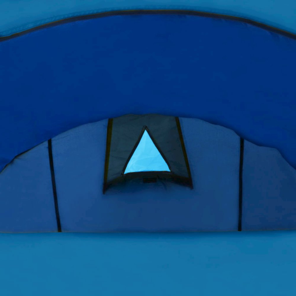 Waterproof Camping Tent 4 Persons Navy Blue/Light Blue - vidaXL