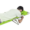 Sun Lounger Apple Green Polyester Large Foldable Sun Lounger - vidaXL