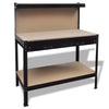 Workbench with Pegboard and Drawer, 141769 - vidaXL