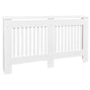 White MDF Radiator Cover Heating Cabinet 59.8'' - vidaXL
