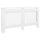 White MDF Radiator Cover Heating Cabinet 59.8'' - vidaXL
