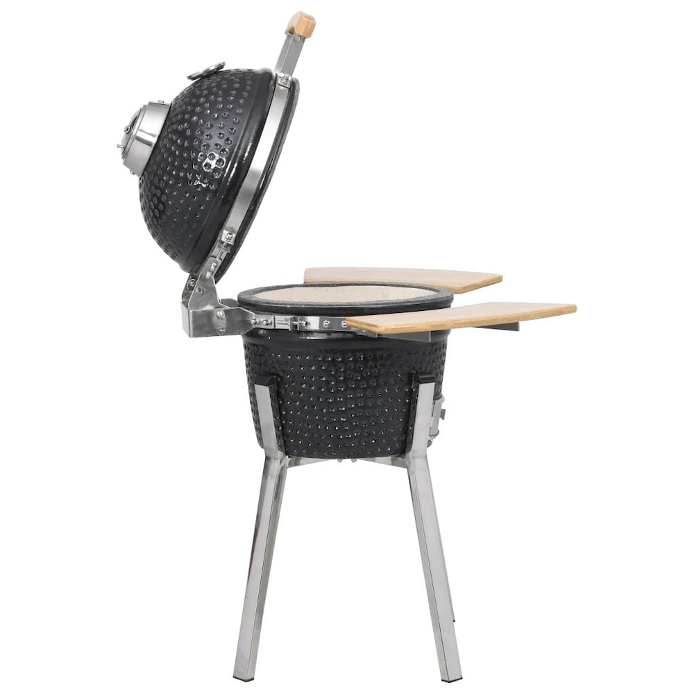 Kamado Barbecue Grill Smoker Ceramic 31.9'' 1721 - vidaXL