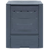 Garden Composter Grey Plastic Medium Lightweight Composter - vidaXL