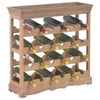 vidaXL Wine Cabinet Brown 27.6''x8.9''x27.8'' MDF, 280068