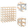 Wine Rack for 42 Bottles Solid Pinewood - vidaXL