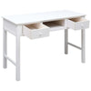 Desk White Paulownia wood and Poplar wood Medium Desk - vidaXL