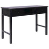 Desk Black Paulownia wood Medium Desk Rectangular Vintage - vidaXL