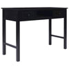 Desk Black Paulownia wood Medium Desk Rectangular Vintage - vidaXL