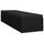 vidaXL Sun Lounger with Cushion Poly Rattan Black, 46221