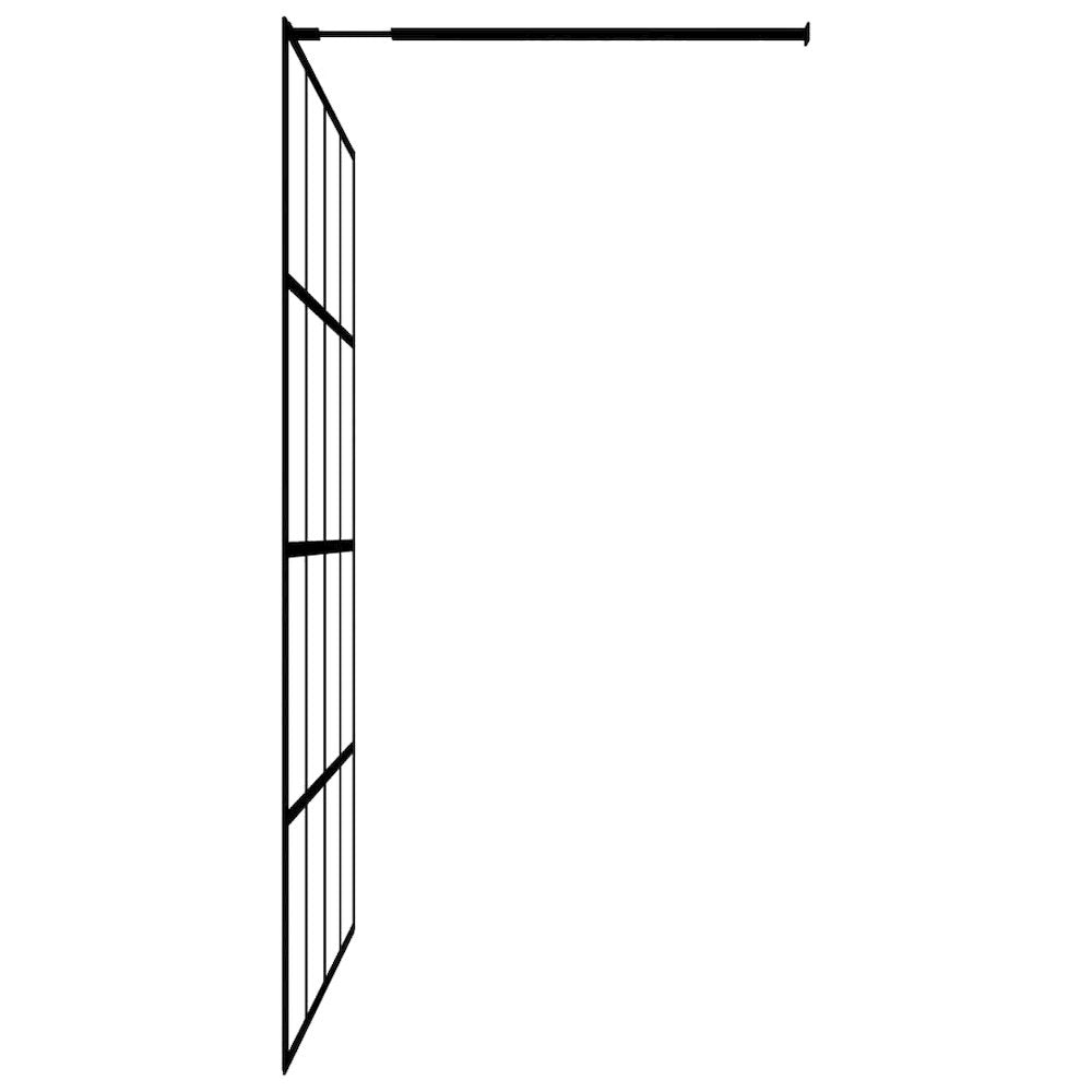 vidaXL Walk-in Shower Screen Tempered Glass 46.5''x74.8'', 145677