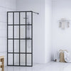 vidaXL Walk-in Shower Screen Tempered Glass 46.5''x74.8'', 145677
