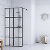 vidaXL Walk-in Shower Screen Tempered Glass 55.1''x76.8'', 145678