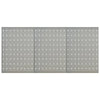 vidaXL Wall-mounted Peg Boards 3 pcs 15.7''x22.8'' Steel, 145349
