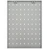 vidaXL Wall-mounted Peg Boards 3 pcs 15.7''x22.8'' Steel, 145349