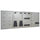 vidaXL Wall-mounted Peg Boards 4 pcs 15.7''x22.8'' Steel, 145352