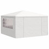 Party Tent White Polyethylene 13.1 x 13.1 ft - vidaXL
