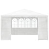 Party Tent White Polyethylene 13.1 x 13.1 ft - vidaXL