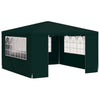Party Tent Green Polyethylene, Steel Large Collapsible - vidaXL