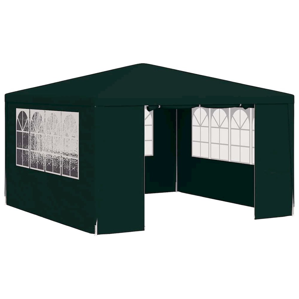 Party Tent Green Polyethylene, Steel Large Collapsible - vidaXL