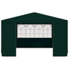 Party Tent Green Polyethylene, Steel Large Collapsible - vidaXL