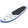 Stand Up Paddle Board Set SUP Surfboard Inflatable Blue and White - vidaXL