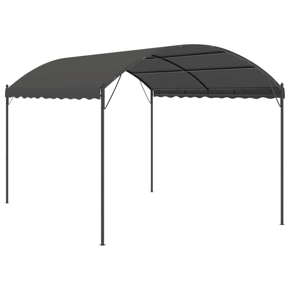 Canopy Anthracite and black Steel Large Durable Canopy - vidaXL