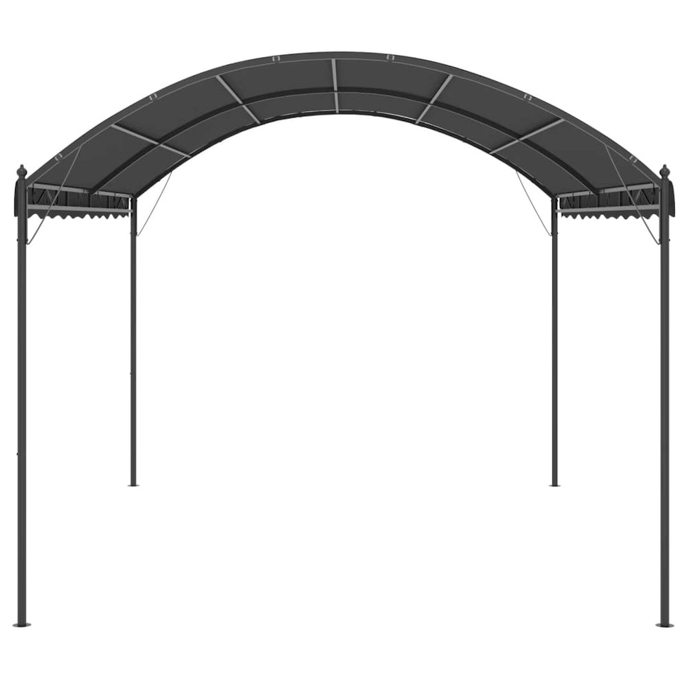 Canopy Anthracite and black Steel Large Durable Canopy - vidaXL