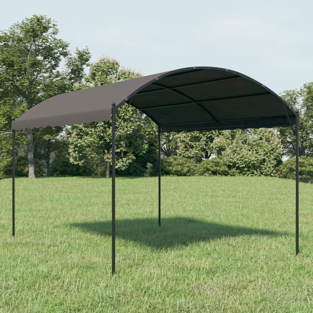 Canopy Anthracite and black Steel Large Durable Canopy - vidaXL