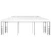 Outdoor Awning White Steel, Polyester 6x3 ft - vidaXL