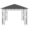 Gazebo Anthracite Powder-coated steel, polyester 9.8x9.8x8.9 ft - vidaXL