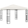 Gazebo Cream Polyester 3x3 ft Durable Gazebo Square - vidaXL