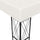 Gazebo Cream Polyester 3x3 ft Durable Gazebo Square - vidaXL