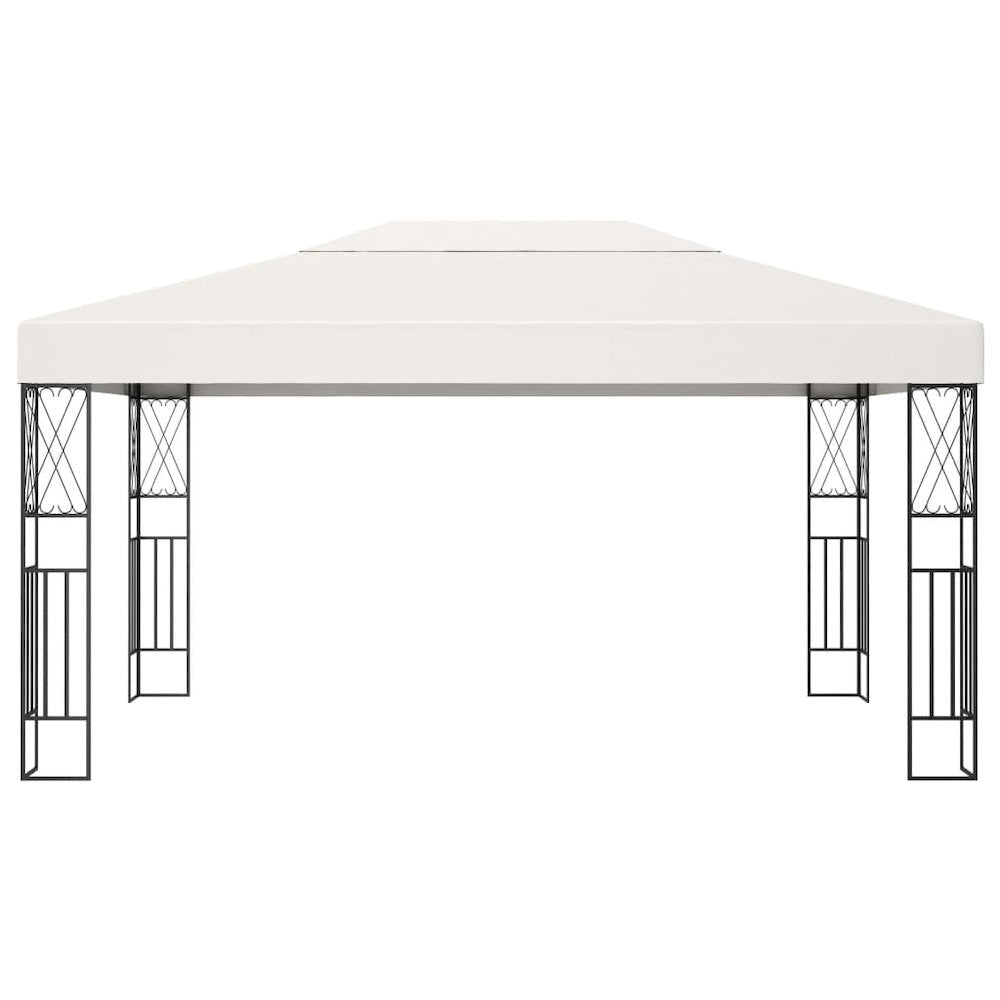 Gazebo Cream Polyester 9.8x13.1 ft Durable Gazebo Rectangular - vidaXL