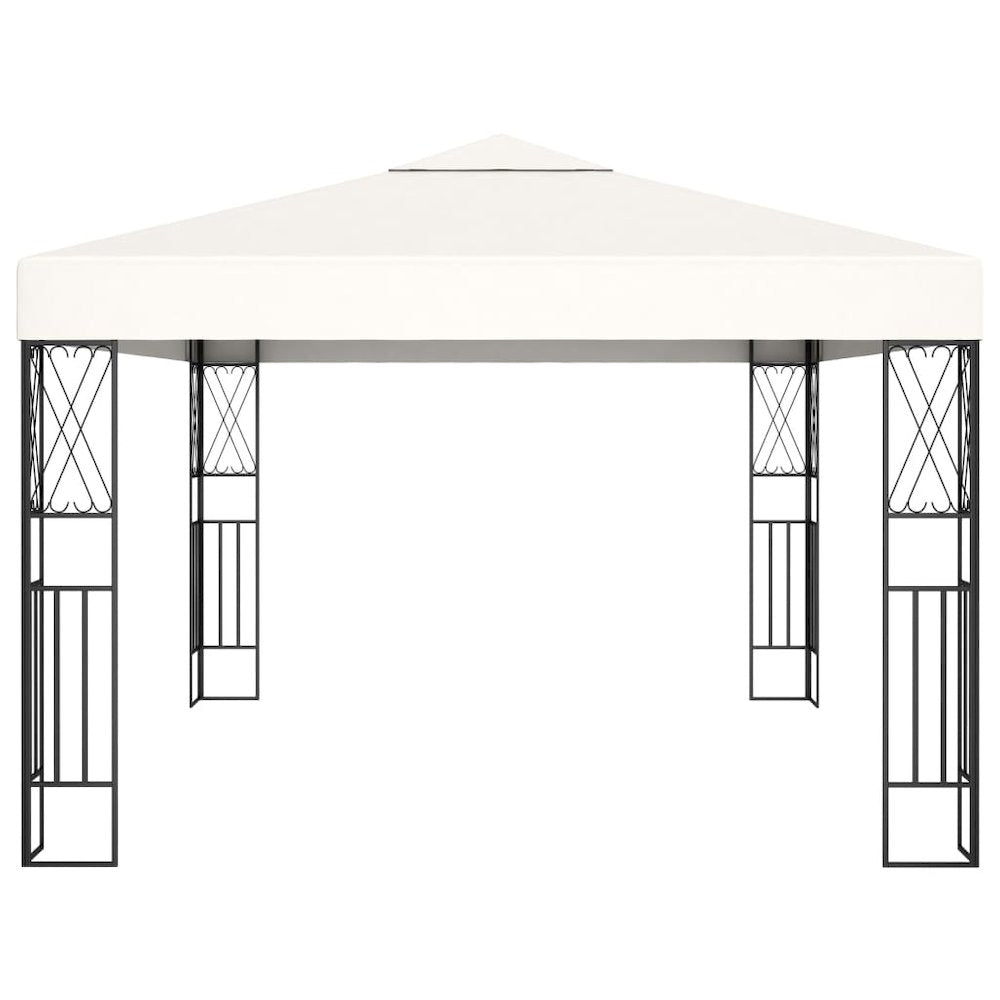 Gazebo Cream Polyester 9.8x13.1 ft Durable Gazebo Rectangular - vidaXL
