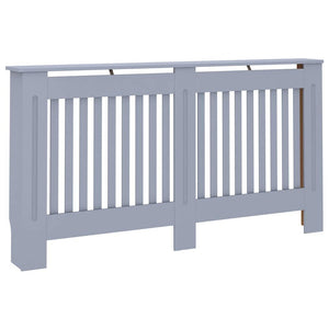 Radiator Cover Anthracite 59.8''x7.5''x32.1'' MDF - vidaXL
