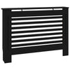 Radiator Cover Black 44.1''x7.5''x32.1'' MDF - vidaXL