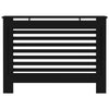 Radiator Cover Black 44.1''x7.5''x32.1'' MDF - vidaXL