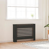 Radiator Cover Black 44.1''x7.5''x32.1'' MDF - vidaXL